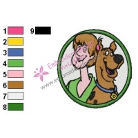 Scooby Doo Embroidery Design 07